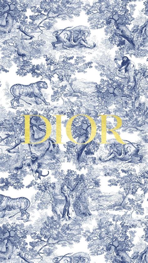 blue dior wallpaper